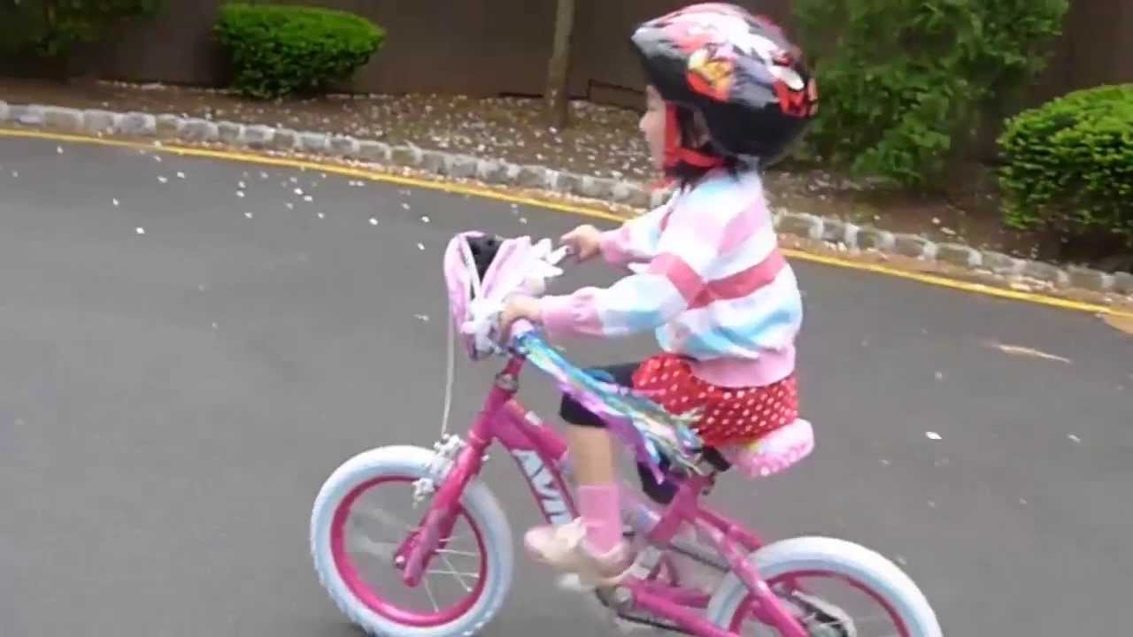 My Little Girl Riding Her Bike