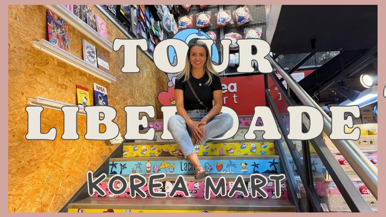 Tour pelo KOREA MART na Liberdade 🇰🇷✨