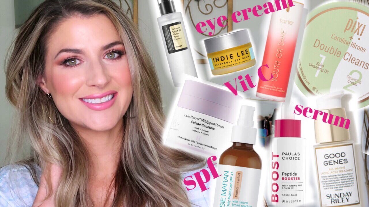 AM/PM SKINCARE ROUTINE WITH HELLOAVA | WHAT PRODUCTS ARE STICKING AROUND? | DRY SKIN, ANTI AGING