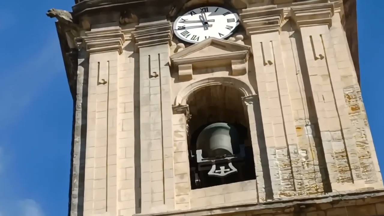 Volteo de Campanas automático (3 llamadas). Iglesia de San Pedro Apóstol (NOJA)