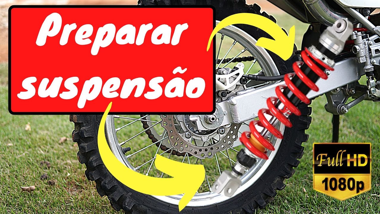 Como preparar suspensão traseira de CRF250f e CRF230