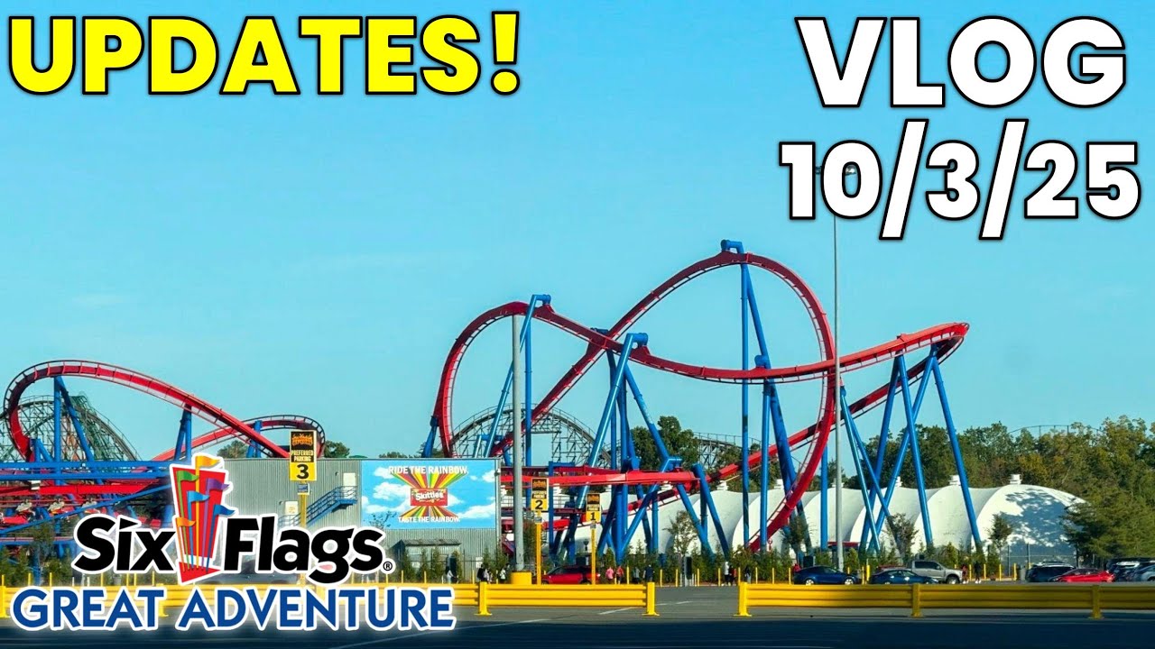 Новости о фестивале ужасов в Six Flags Great Adventure! | Видеоблог 03.10.25