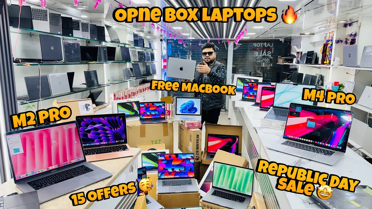 Open Box Laptop & MacBook Starting ₹14000 | Second hand laptop MacBook Market in Nehru Place Delhi