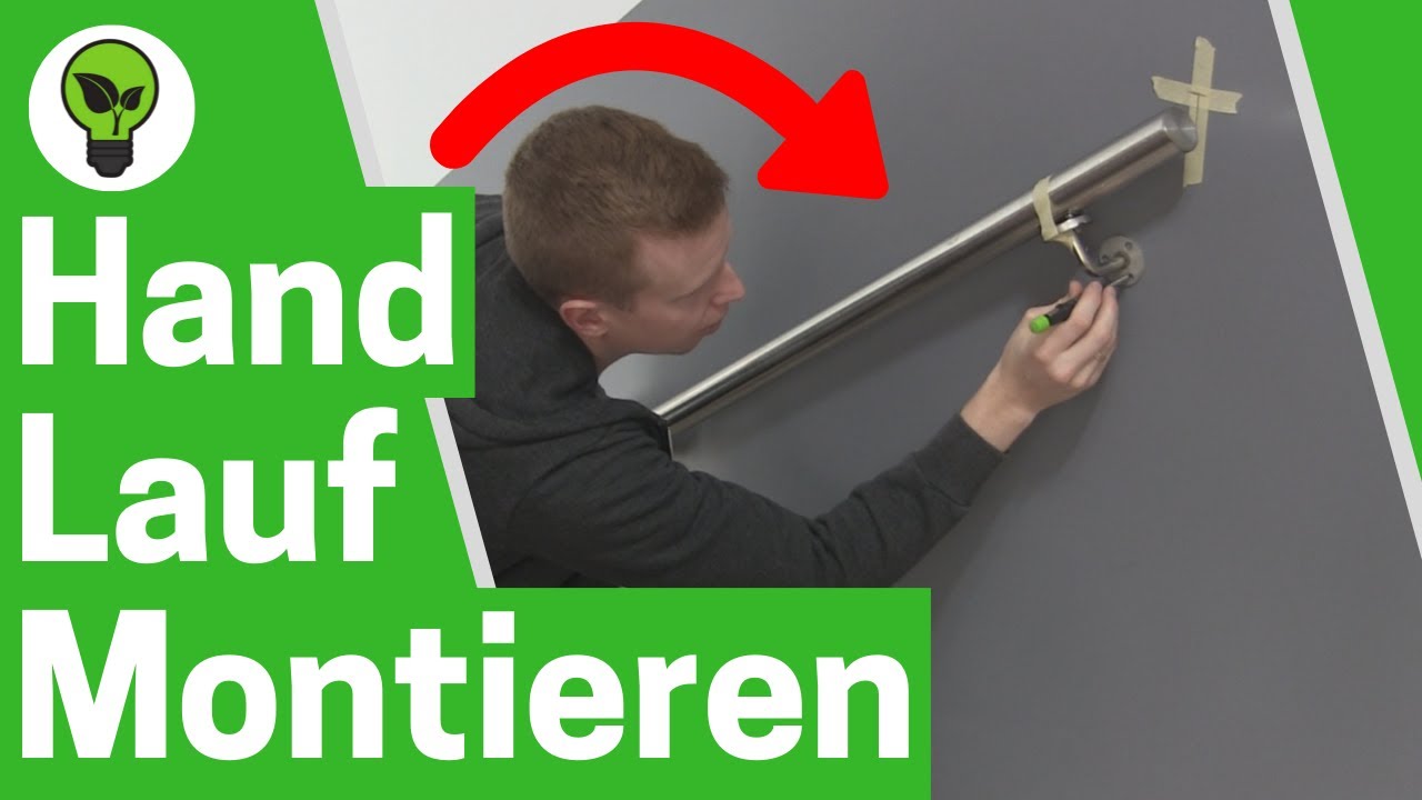 Handlauf Montieren ✅ GENIALE ANLEITUNG: Wie Treppenhandlauf für Treppengeländer Richtig Anbringen???