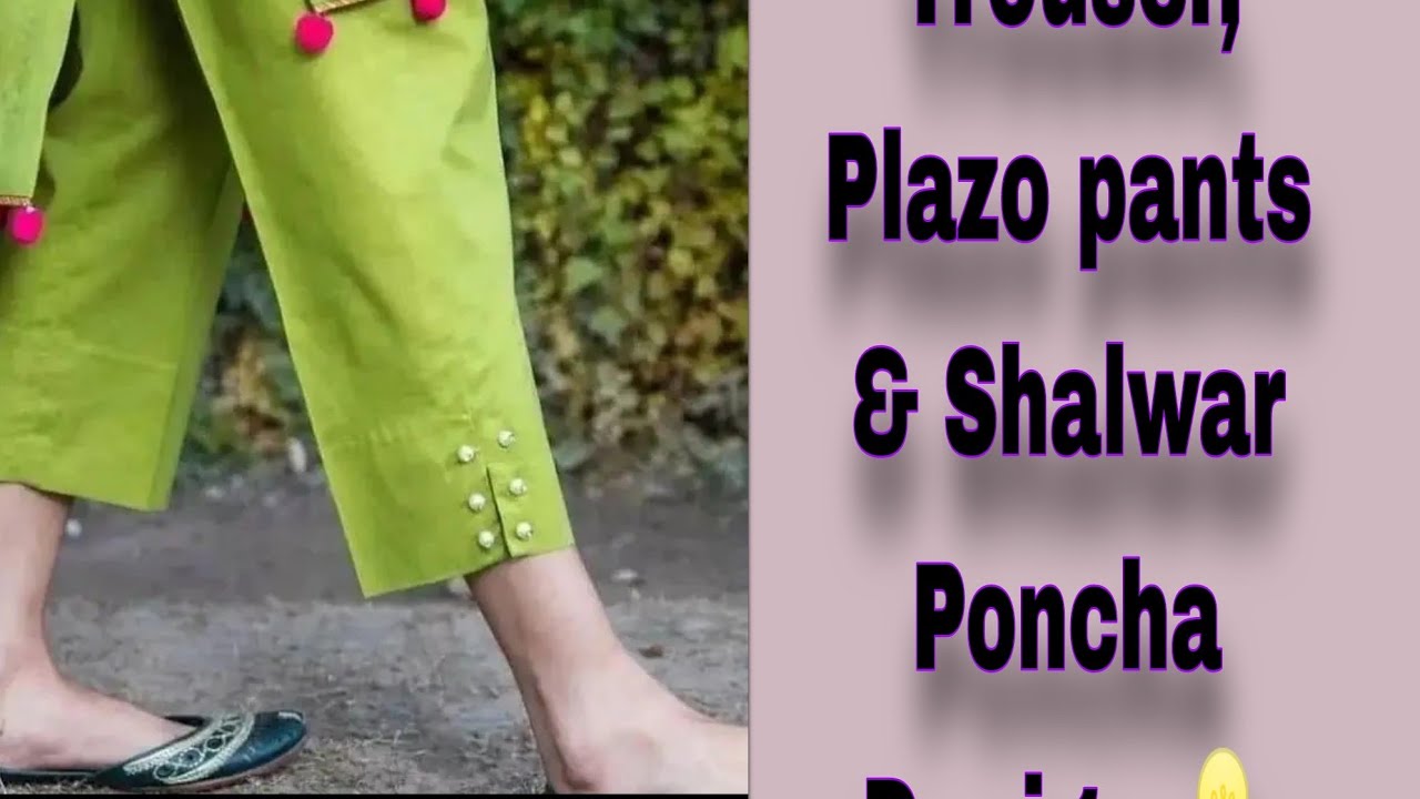 50+Stylish Capri trouser | Plazo pants| Poncha Design#2023🔥