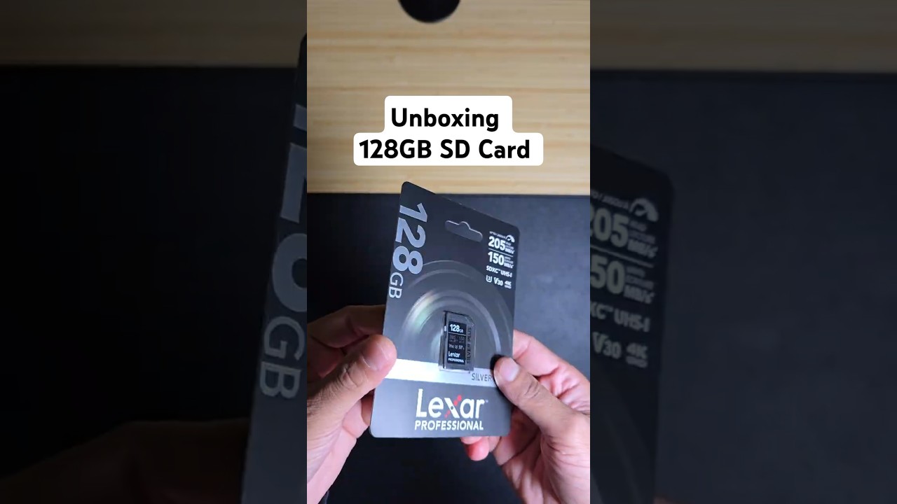 128 GB SD Card Unboxing
