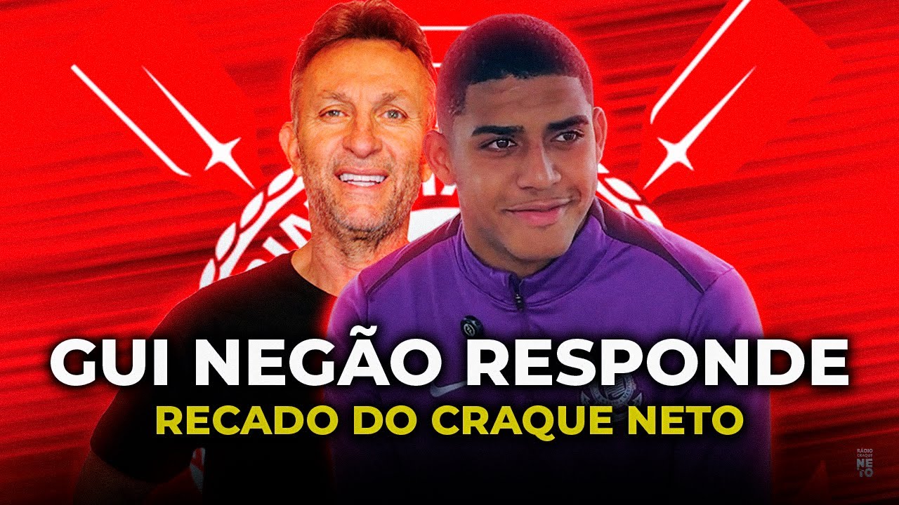 CRAQUE NETO MANDA RECADO PARA GUI NEG&Atilde;O QUE RESPONDE EM ENTREVISTA EXCLUSIVA PARA R&Aacute;DIO CRAQUE NETO