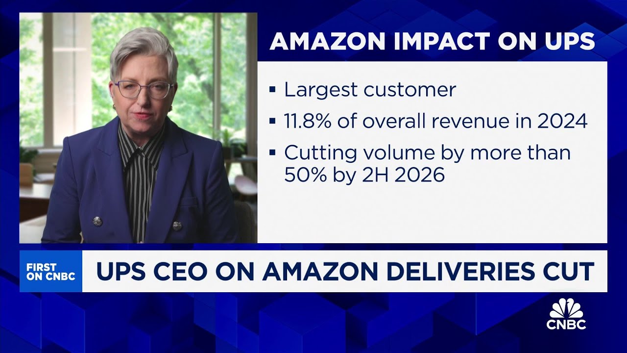 UPS CEO Carol Tom&eacute;: Our profit will increase with more limited Amazon relationship