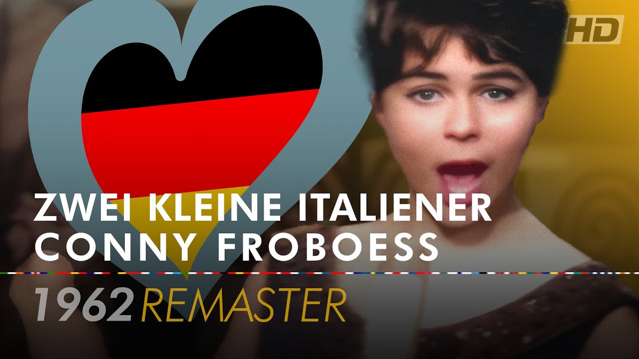 ZWEI KLEINE ITALIENER &ndash; CONNY FROBOESS 🇩🇪 | Germany | Eurovision Song Contest 1962 [HD Remaster]