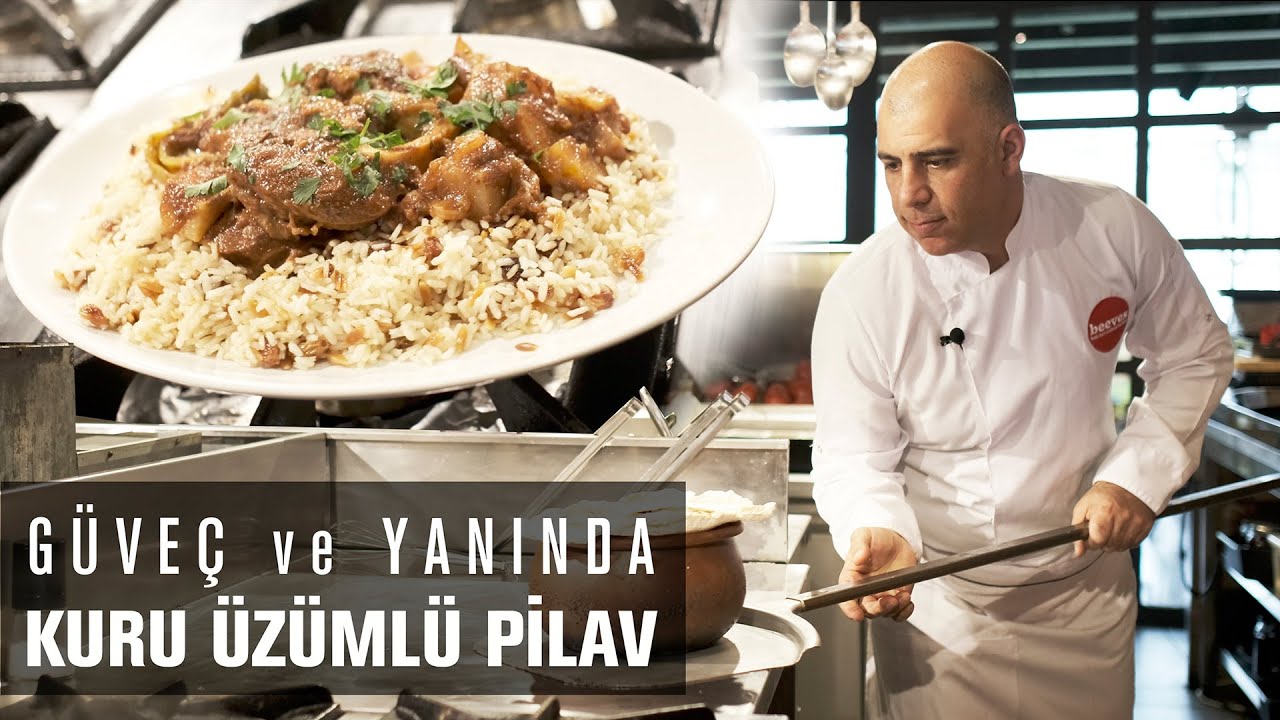 İftara Özel Güveç ve Yanında Kuru Üzümlü Pilav Tarifi