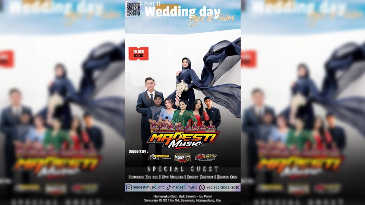 Live MADESTI Music | Pernikahan AGUS & FEBRi | HERCULES Pro Audio | Sewurejo 19-12-2025