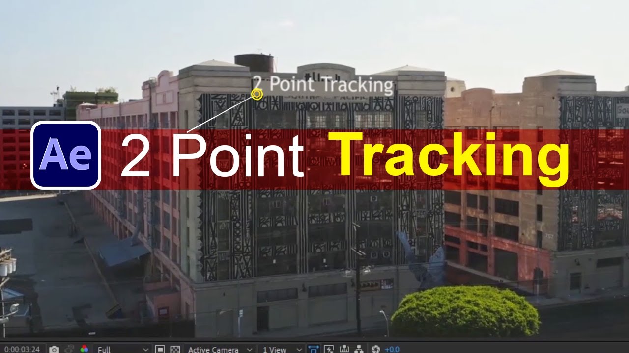 After Effect Tutorial :– 2 Point Tracking in After Effect  [Hindi] | Position + Rotation + Scale