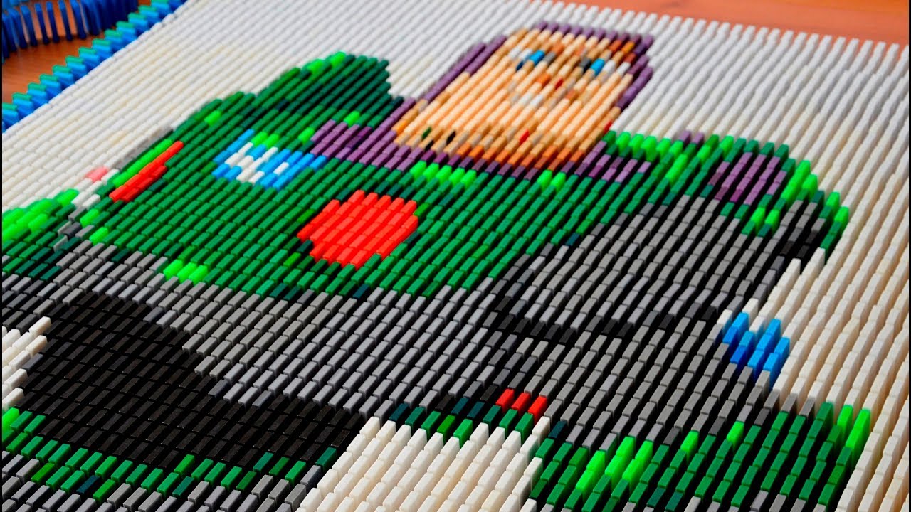 TOY STORY in 30,000 DOMINOES