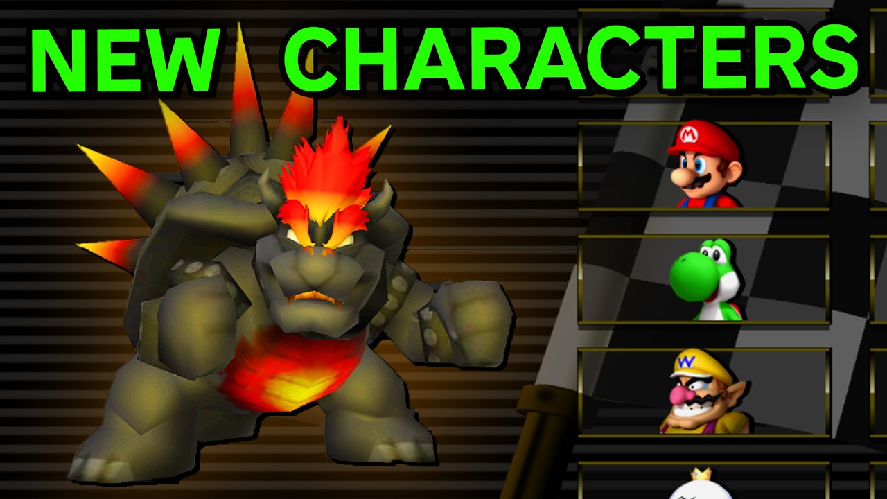 *NEW* MARIO KART WII UPDATE IS CRAZY!! (New Characters, Skins & Custom Tracks)