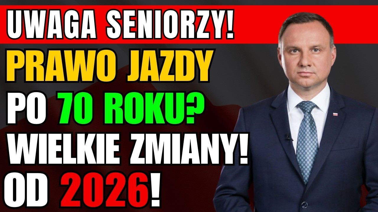 🚨 Prawo Jazdy 70+ w 2026! Seniorzy Nie Dowierzają &ndash; Oto Cała Prawda o Zmianach