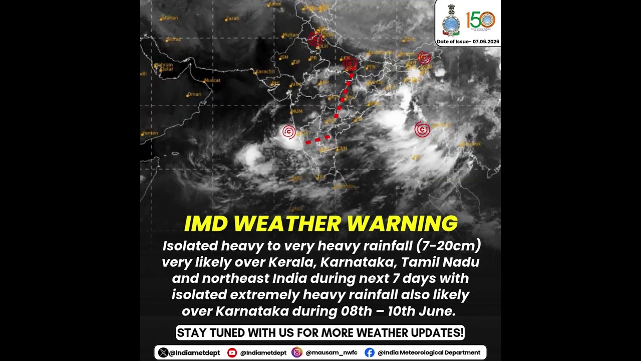 🌧️ IMD Weather Warning ! #shorts #youtubeshorts #shortvideo #monsoon2026