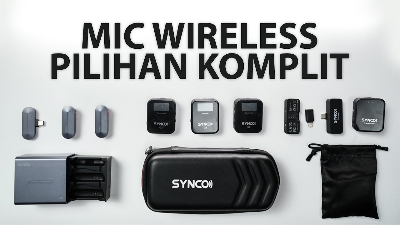 Komplit, Murah, Profesional!!! Mic Wireless Dari Synco