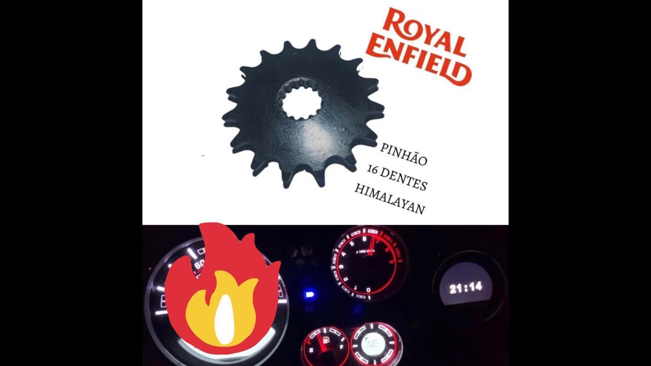 Royal Enfield Himalayan 411CC TOP SPEED + TROCA DO PINHÃO 15T PARA 16T