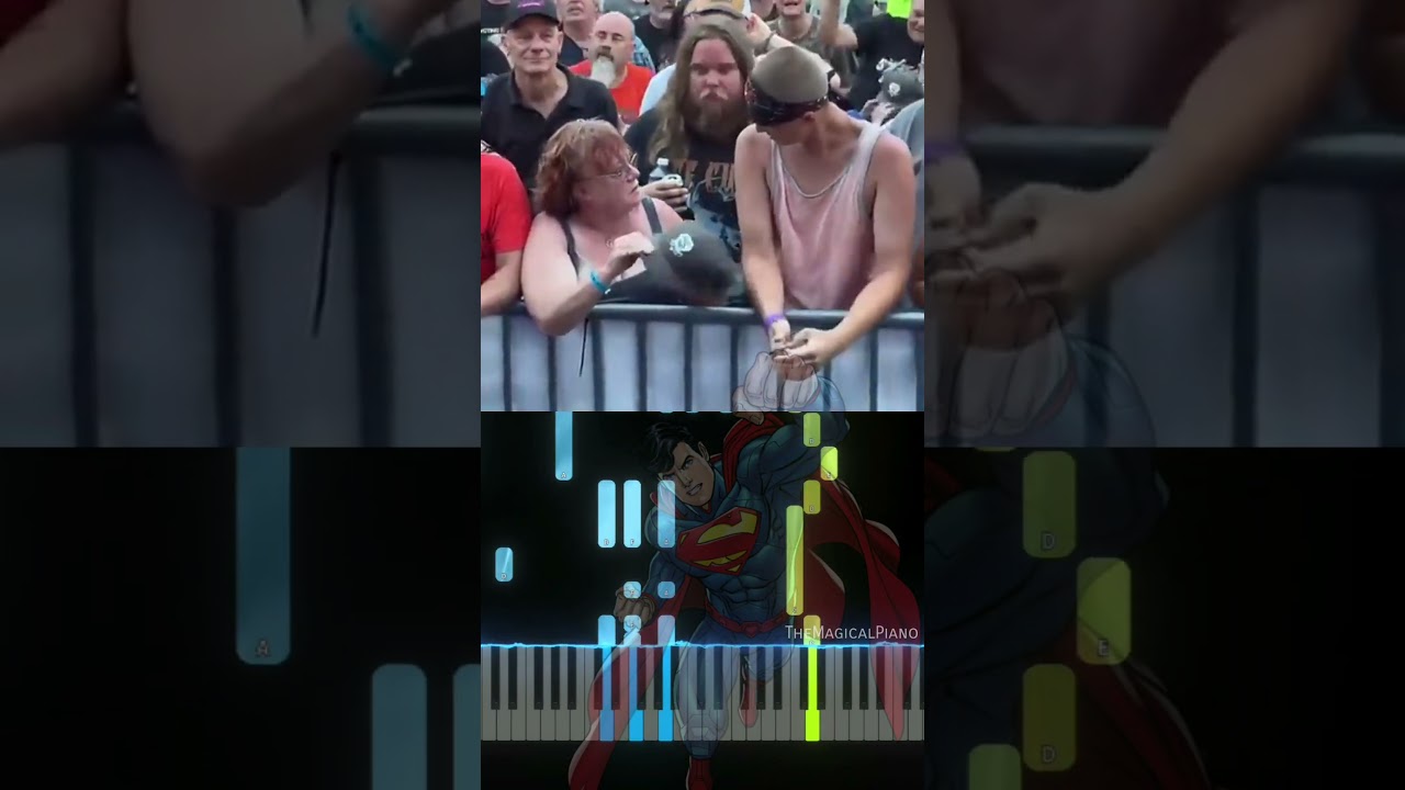 There's a Starman (Piano Tutorial) #starman #starmanmeme #superman #trending
