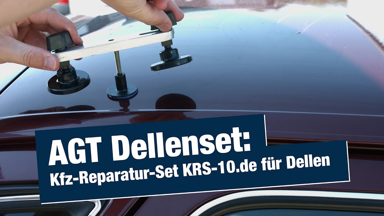 AGT Dellenset: Kfz-Reparatur-Set KRS-10.de f&uuml;r Dellen