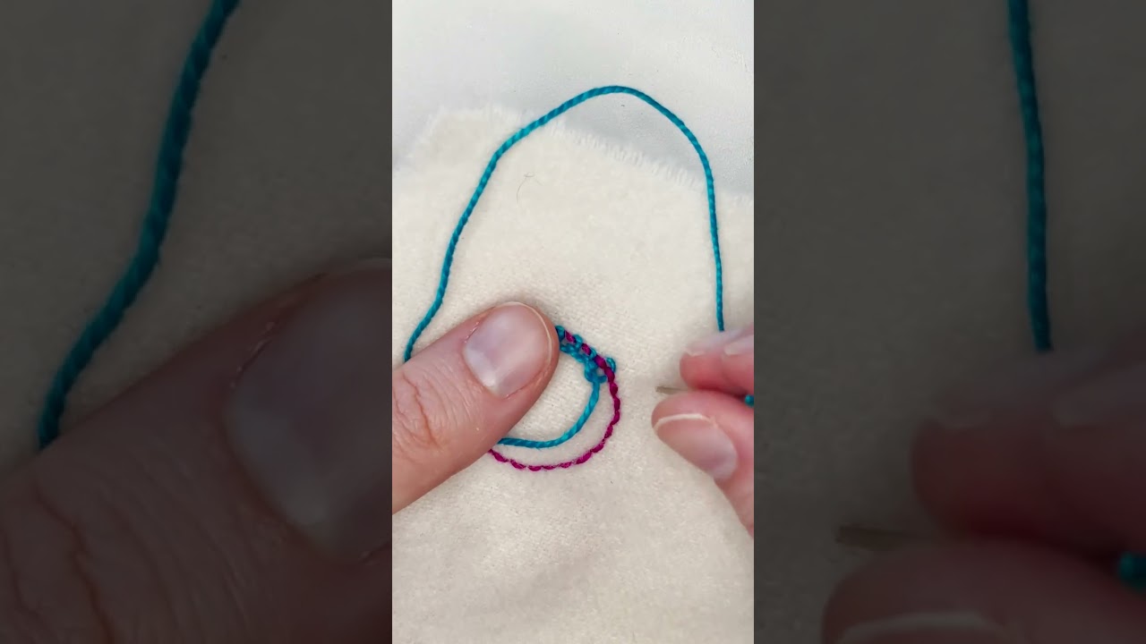 Open Buttonhole Filler Stitch #embroidery #suespargo #creativestitching