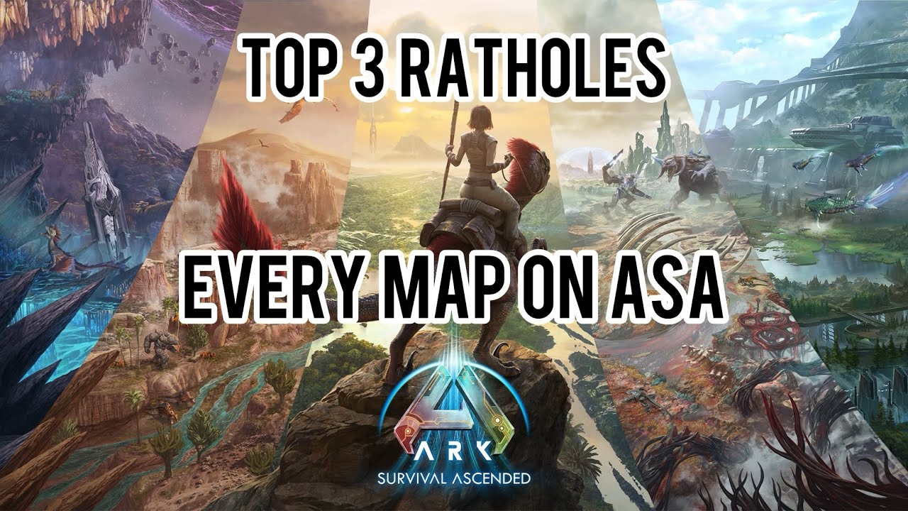 TOP 3 RATHOLES ON EVERY MAP ON ASA: ARK SURVIVAL ASCENDED