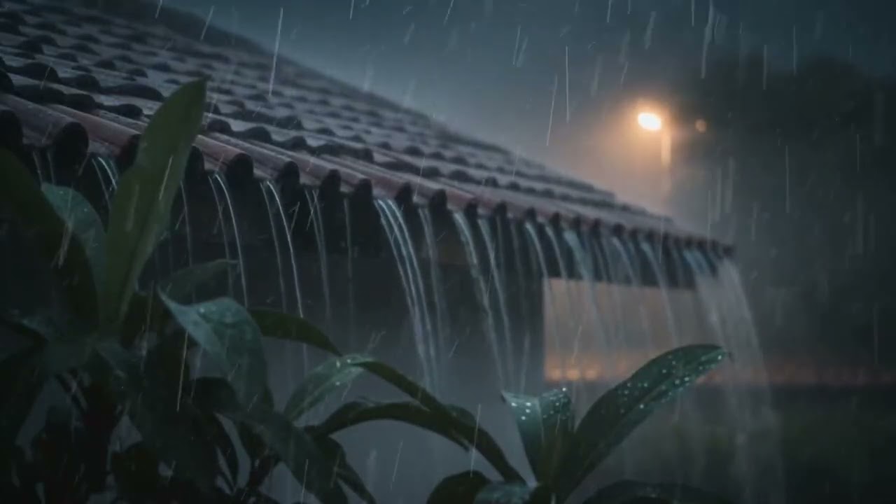 Heavy Rain and Thunder – Calming Ambience for Deep Sleep and Relaxation