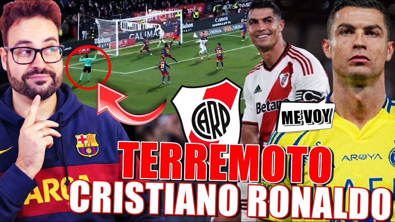 💥¡CRISTIANO RONALDO AMENAZA con IRSE y NO JUEGA! - ¿CELEBRÓ el ÁRBITRO contra el BARÇA?