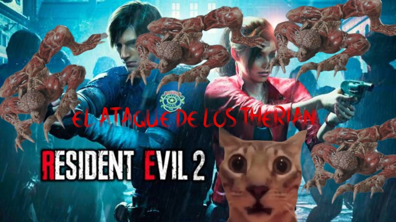 🔥Resident Evil 2 Remake Cap3🔥EL ATAQUE DE LOS THERIANS🐵🐶🐺🐱