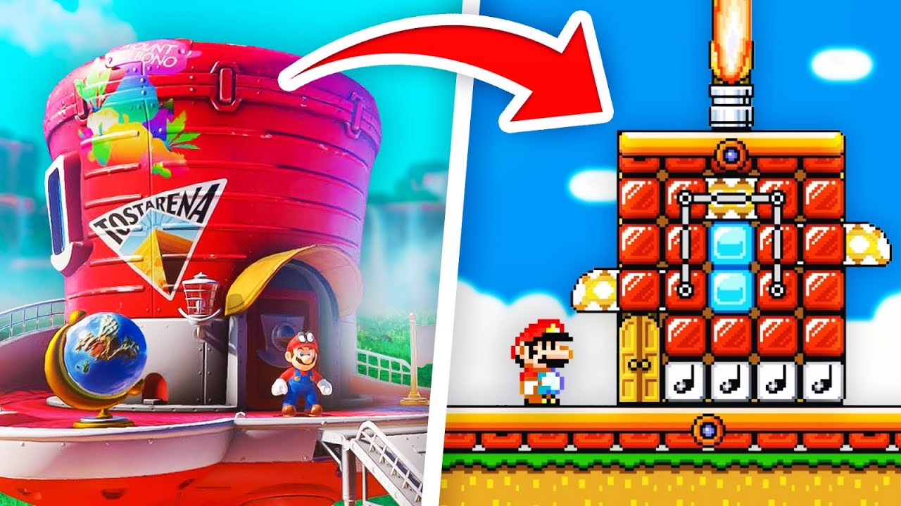 Alle Odyssey Kingdoms in Mario Maker nachgebaut!