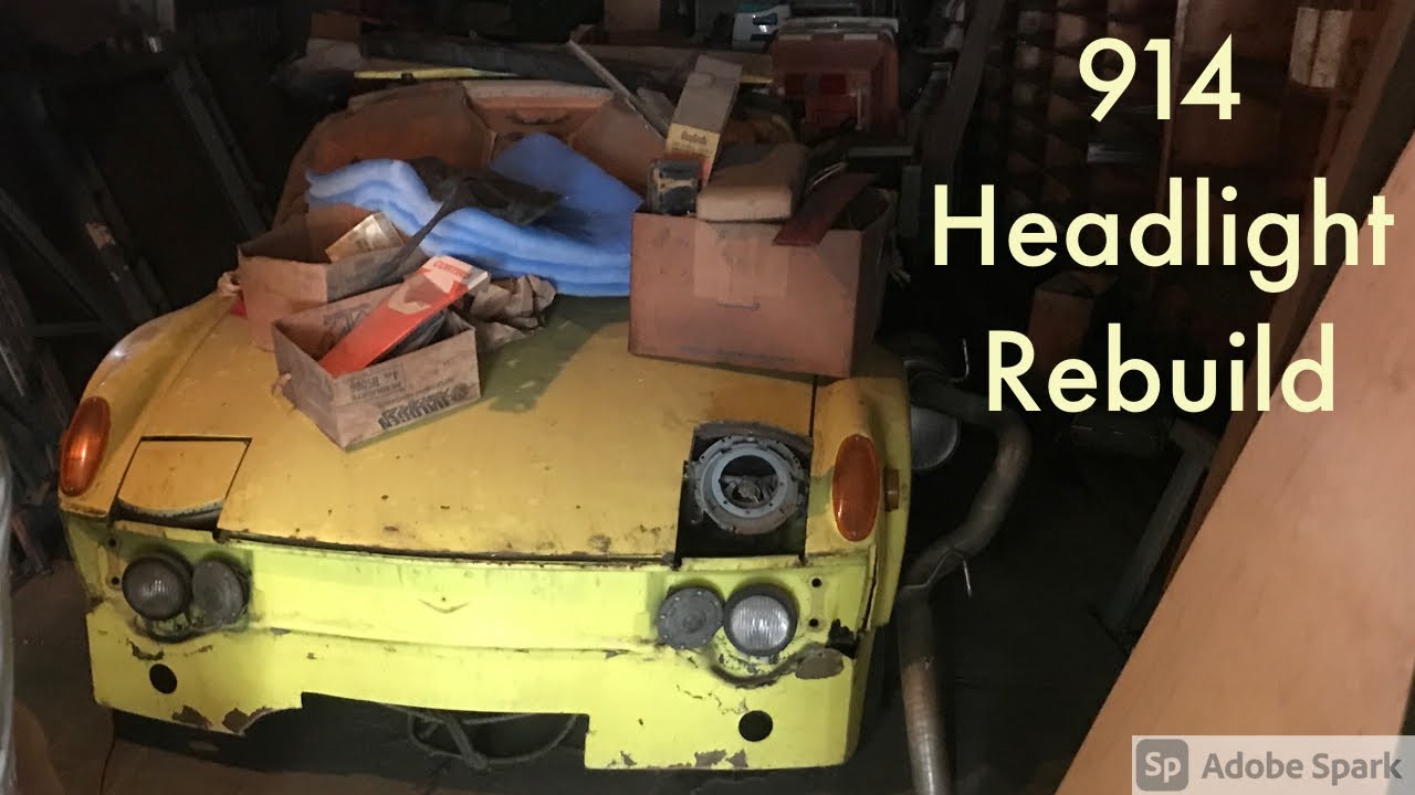 Porsche 914 Headlight Assembly rebuild (Early cars 70-72)