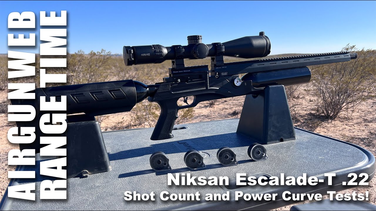 Niksan Escalade T .22 Caliber Tactical - Max Shot Count and Optimal Pressure Range Tests