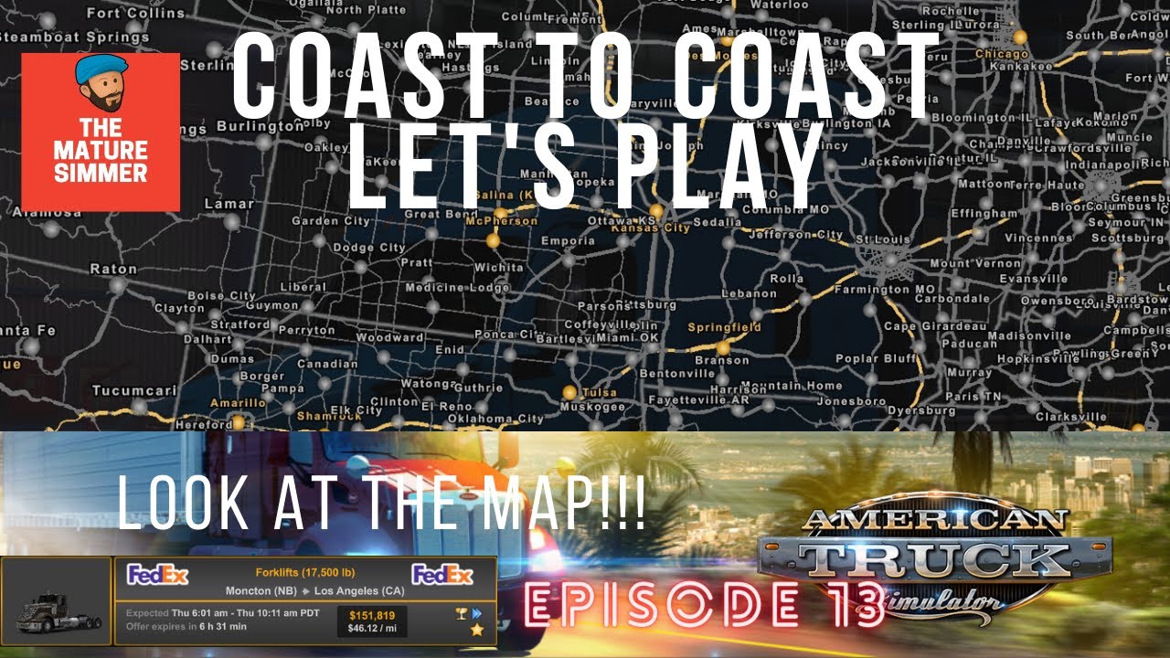 ENHANCING AND EXPANDING THE MAP | American Truck Simulator Coast To Coast Let's Play - Episode 13