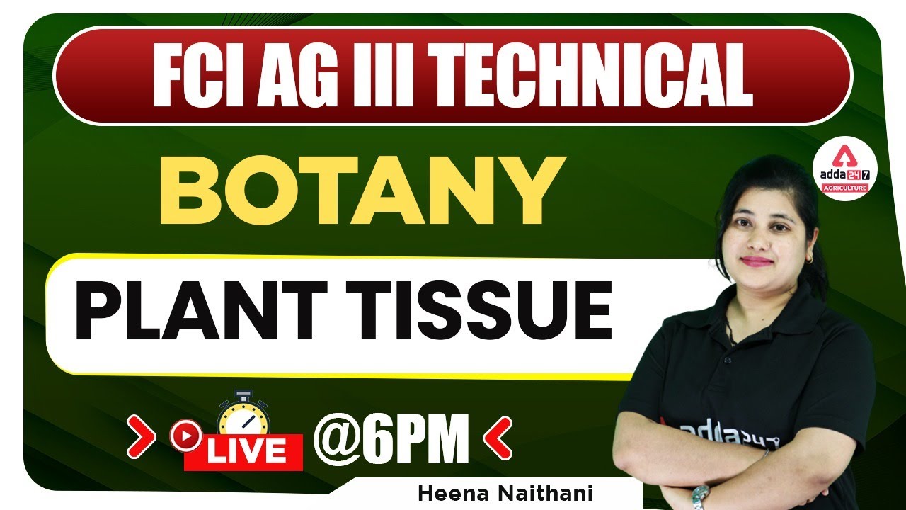 FCI Recruitment 2022 | FCI AG 3 Technical | Botany | Prokaryotic Cell By Heena Naithani