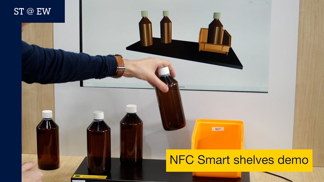 ST@EW2023: NFC for consumer products (smart shelves demo & smart rings)