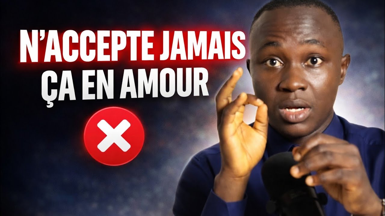 Respecte-toi : refuse ça en amour... 