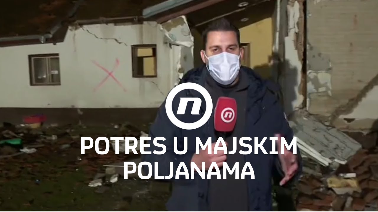 Potres usred javljanja uživo | Majske Poljane