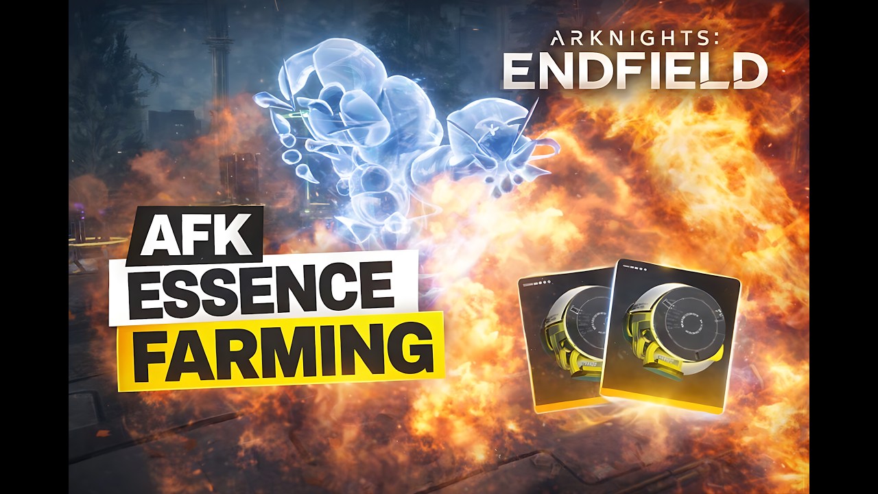 DON'T WASTE TIME! Energy Alluvium AFK Farming - Arknights: Endfield