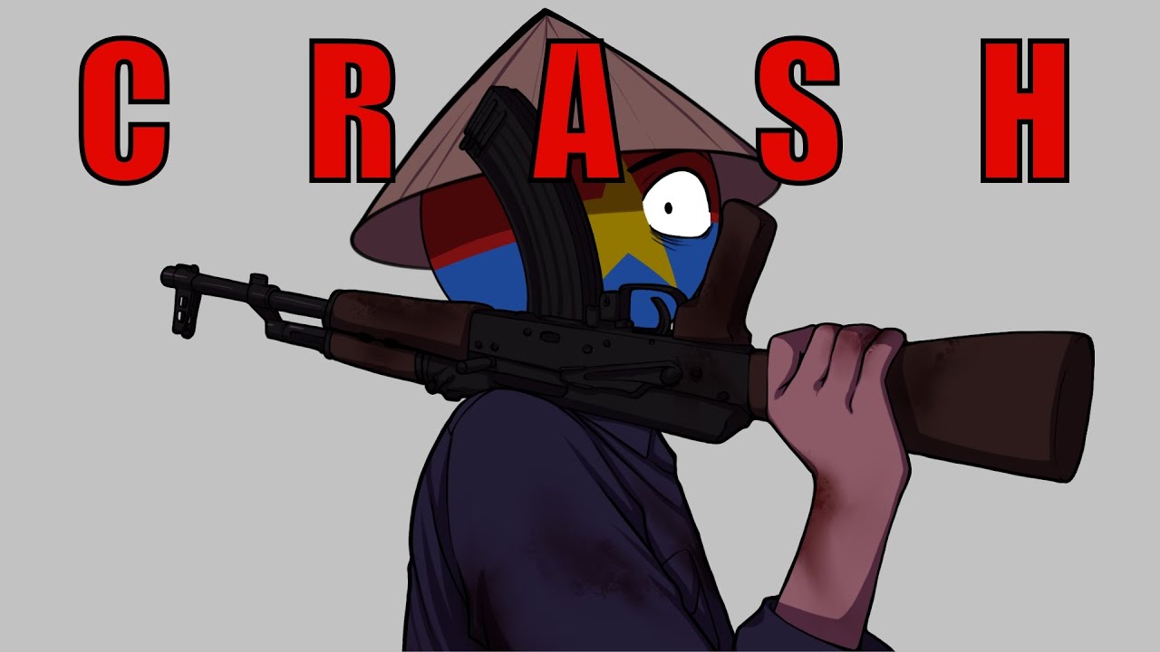 CRASH MEME: COUNTRY HUMANS [ВЬЕТНАМ/США] 13+ ВНИМАНИЕ: КРОВЬ И ВСПЫШКИ ‼️
