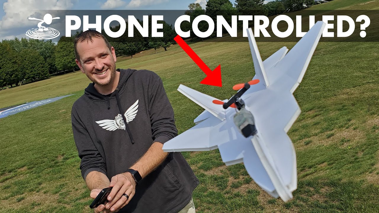 Smartphone Controlled Foamboard Plane? 🙌   |  Power UP 4.0