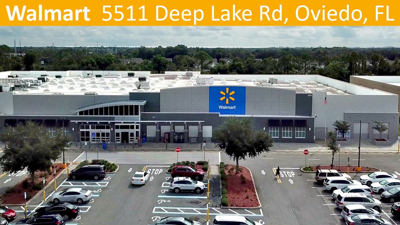 Shopping at Walmart Supercenter on Deep Lake Rd at Clayton's Crossing in Oviedo, Florida Store 5894