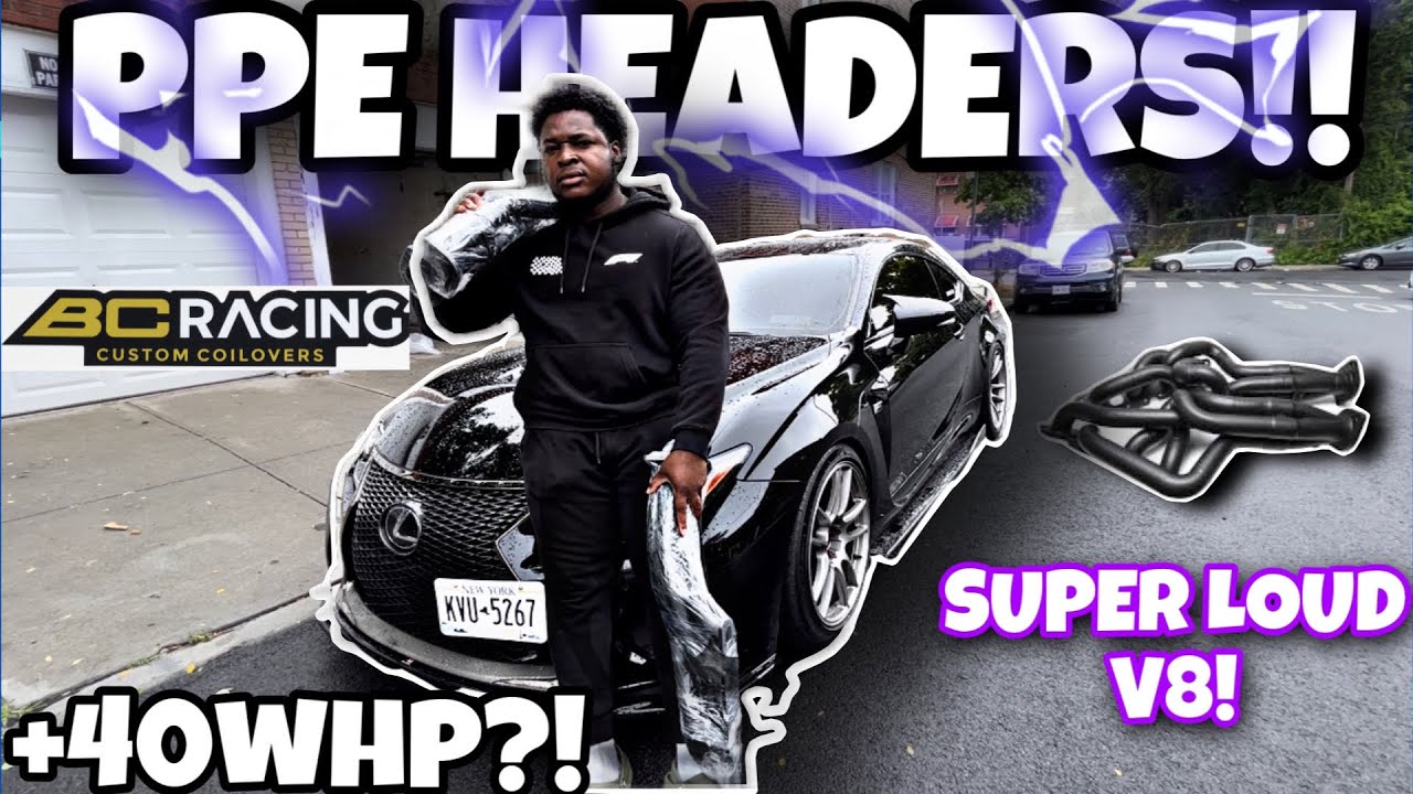 MY LEXUS RCF GOT PPE HEADERS AND BC COILOVERS, BUT IT ALL WENT WRONG!