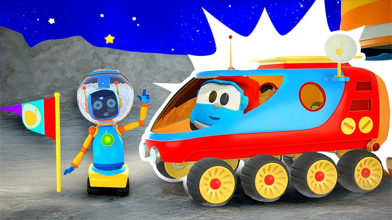 Léo, o caminhão, vai viajar muito longe! Desenho animado infantil. Desenhos animados em português