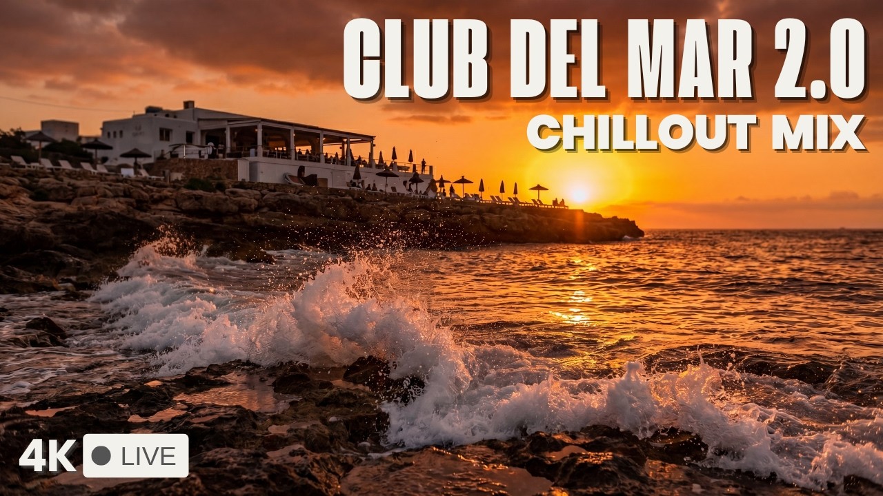 LIVE: IBIZA Golden Hour | Club del Mar Deep House Mix | Lounge Chillout Mix 2026