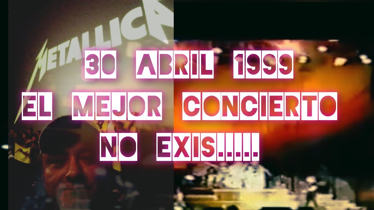 Metallic@ 30*abril*1999 Foro sol cdmx. El concierto más épico.(sonido remasterizado)