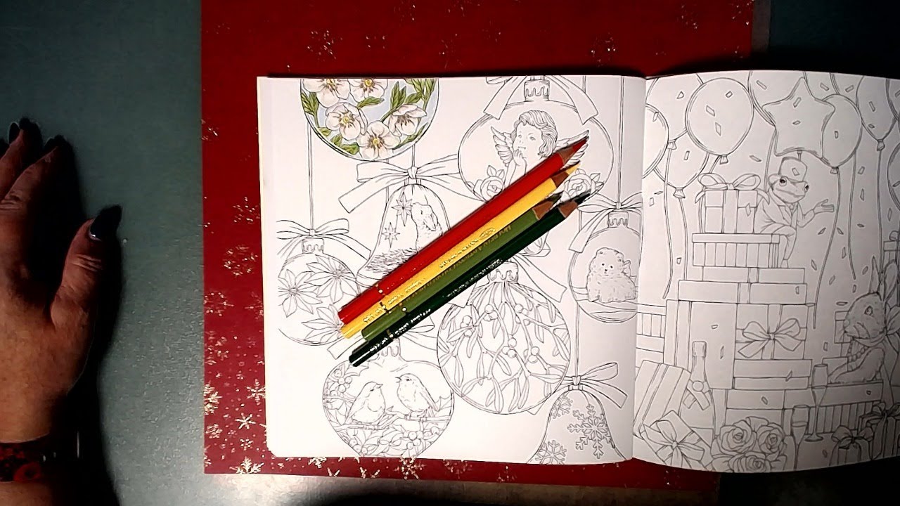 Coloring in Symphony of cute animals with Holbein pencils