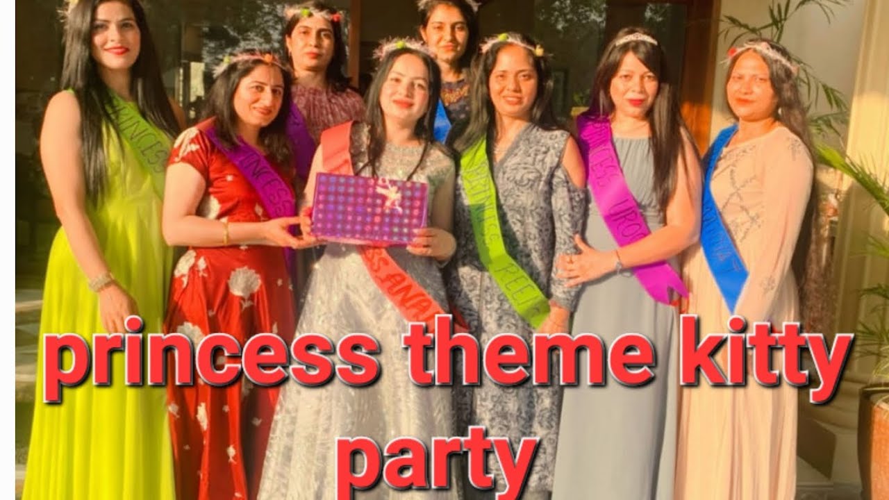 kitty party | Princess theme kitty party | kitty party games | kitty party kaise kare #kittyparty