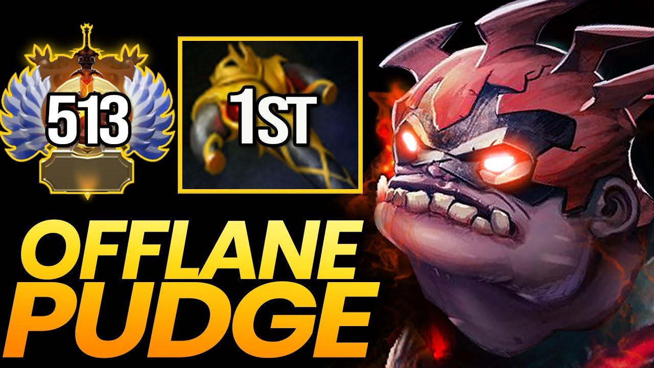 CRAZY FIRST ITEM BLACK KING BAR !!! IMMORTAL OFFLANER PUDGE EASY DESTROYED ENEMY | Pudge Official