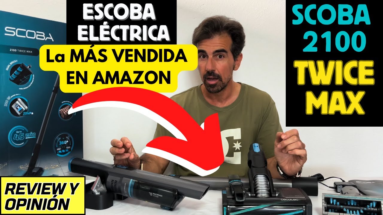 Conga Scoba 2100 Twice Max CECOTEC🧹Prueba-Opinión