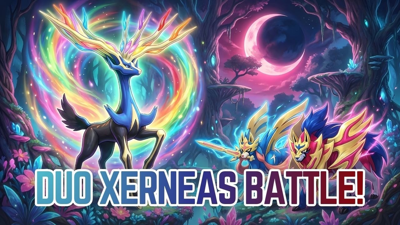 Duo! Xerneas was SLASHED by the Crowned Duo!